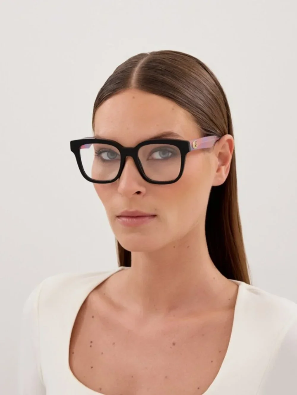 Gucci GG0958O 016 Women’s Eyeglasses Black Pink Havana Square